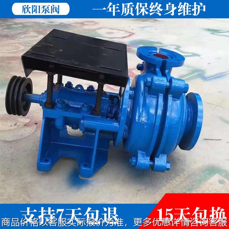河北分数渣浆泵 抽沙耐么泥浆泵高铬合金渣浆泵4/3C-AH细沙回收机