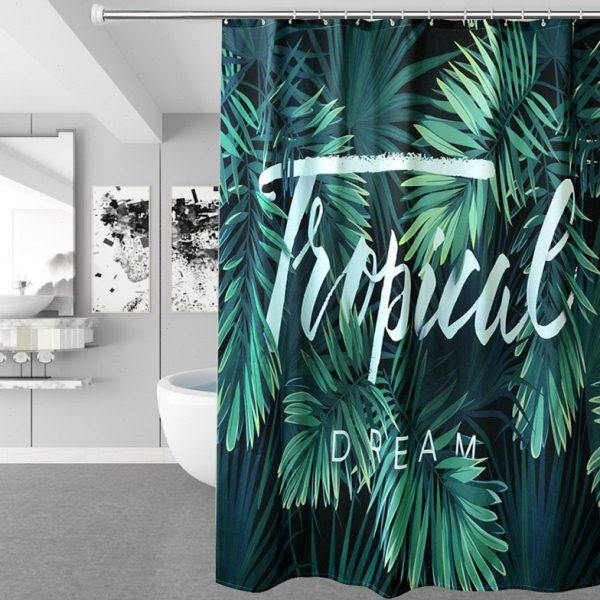 浴帘防水加厚防霉涤纶布卫生间洗澡帘隔断帘免打孔门帘布浴室窗帘,家庭/个人清洁工具,浴帘,淘宝优惠券,粉丝福利购,淘宝优惠卷