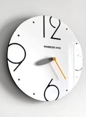 HYMJ挂钟客厅钟表简约免打孔时尚家用时钟北欧现代个性创意石英钟