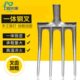 安大侠翻地松土钢叉头农用开荒深挖叉草工具四齿