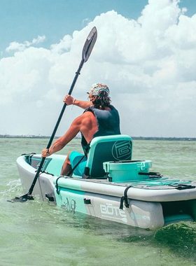 BOTE LONO船桨皮划艇船桨5节船桨可调节伸缩杆划桨可拆卸划艇配件