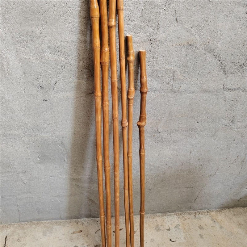 实心玉竹登山杖人工密p节拐杖打磨抛光竹棍竹教鞭手杖竹子手杖鞭