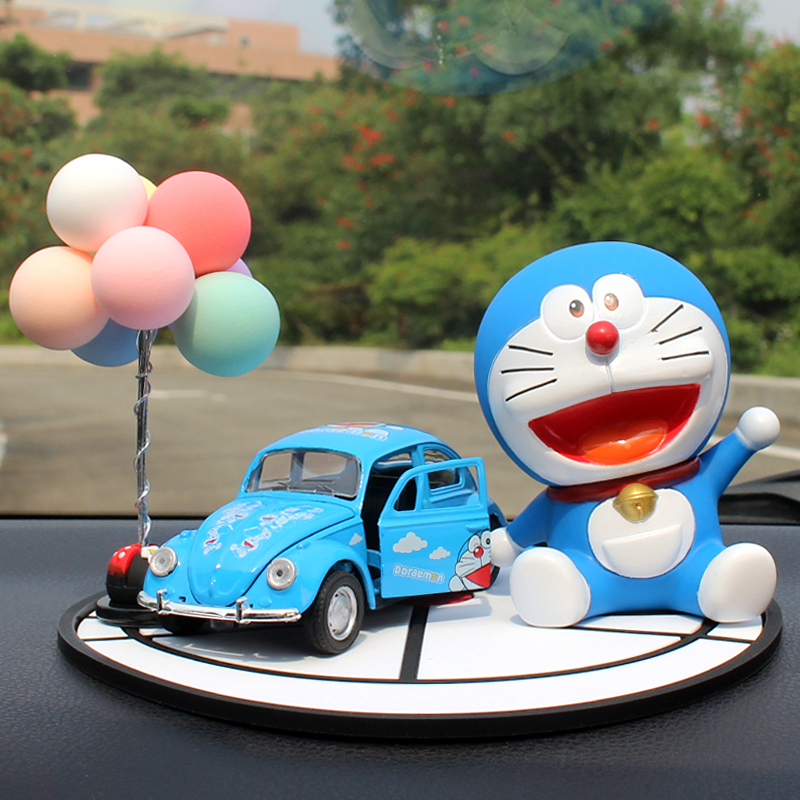 时尚个性汽车公仔摆件车内中控台合金车模型浪P漫告白气球装饰品