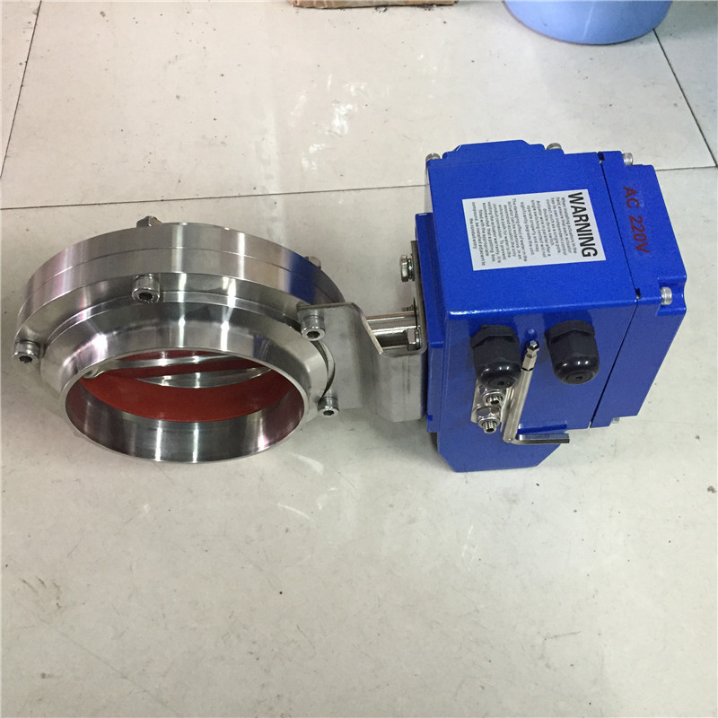 标端阀门D961X-16P电动卫生级快装蝶阀