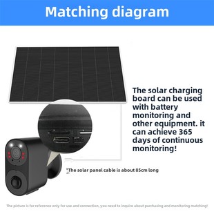 stjiatu思特佳图监控摄像头供电太阳能板5V1A室外太阳能板供电