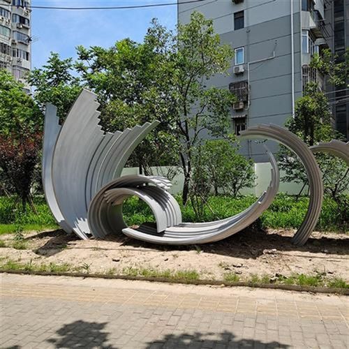 定制金属雕塑廊架厂家加工焊接钢结构烤漆景观工程铁艺造型雕塑