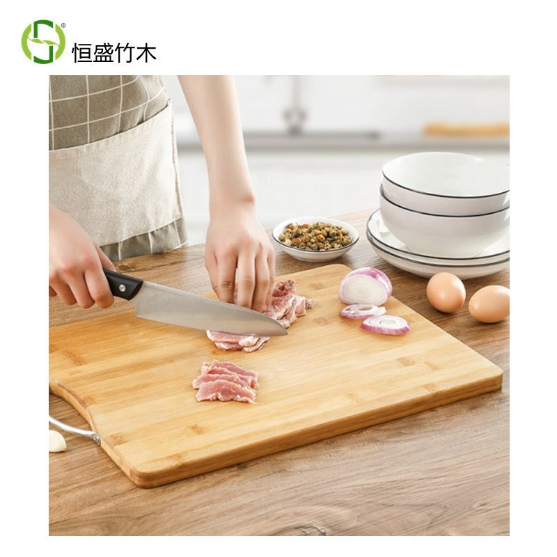 恒盛竹木切菜板便携式砧板案板贴板菜板家用竹制套装竹菜板