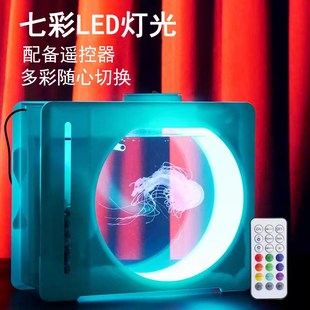 级水母缸干湿分离过滤水母缸还原水母生存环境造流系统缸