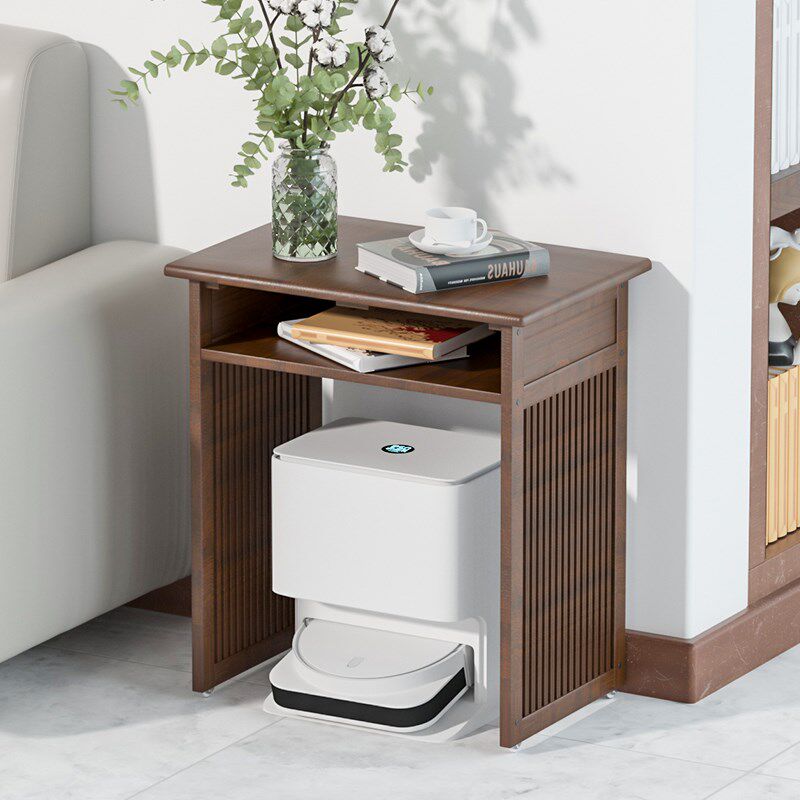 客厅沙发边几扫地机器人置物架基站柜饮水机拖地T机咖啡机收纳边