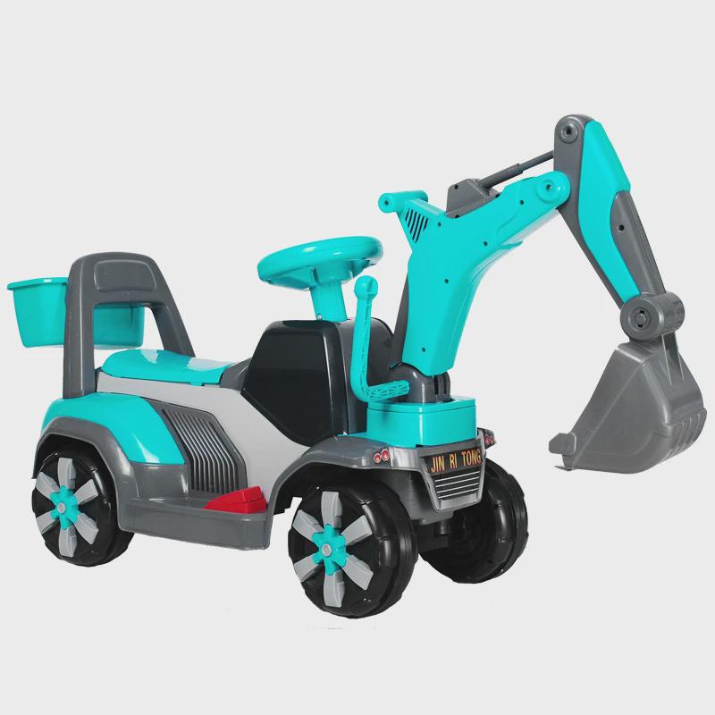 儿童电动挖掘机男孩玩具车挖土机可坐人可骑号钩机遥控工程车