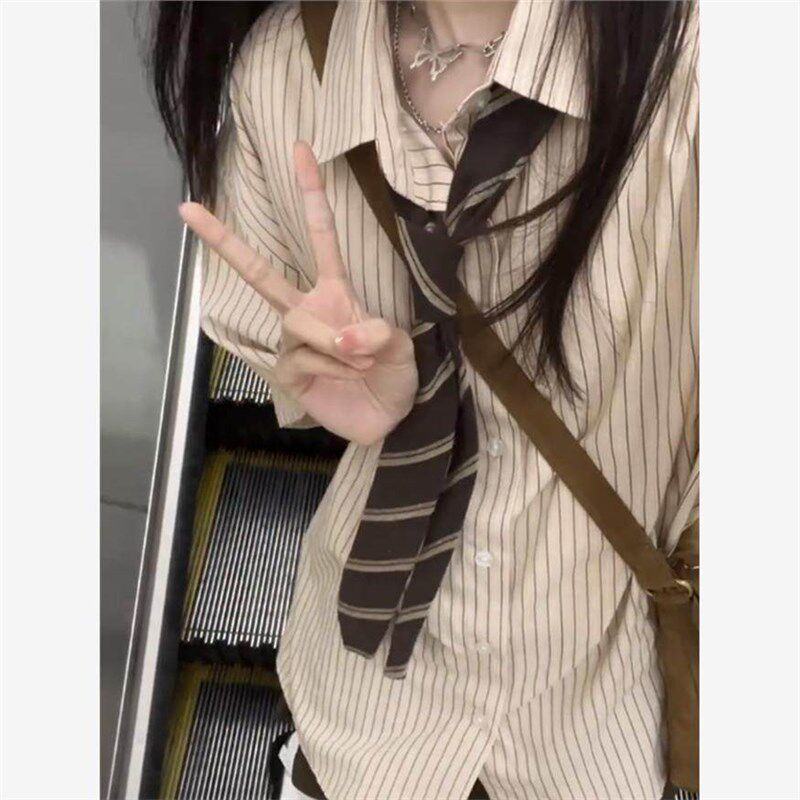 学院风套装英伦风日系jk制u服韩系polo领条纹衬衫百褶裙两件套夏