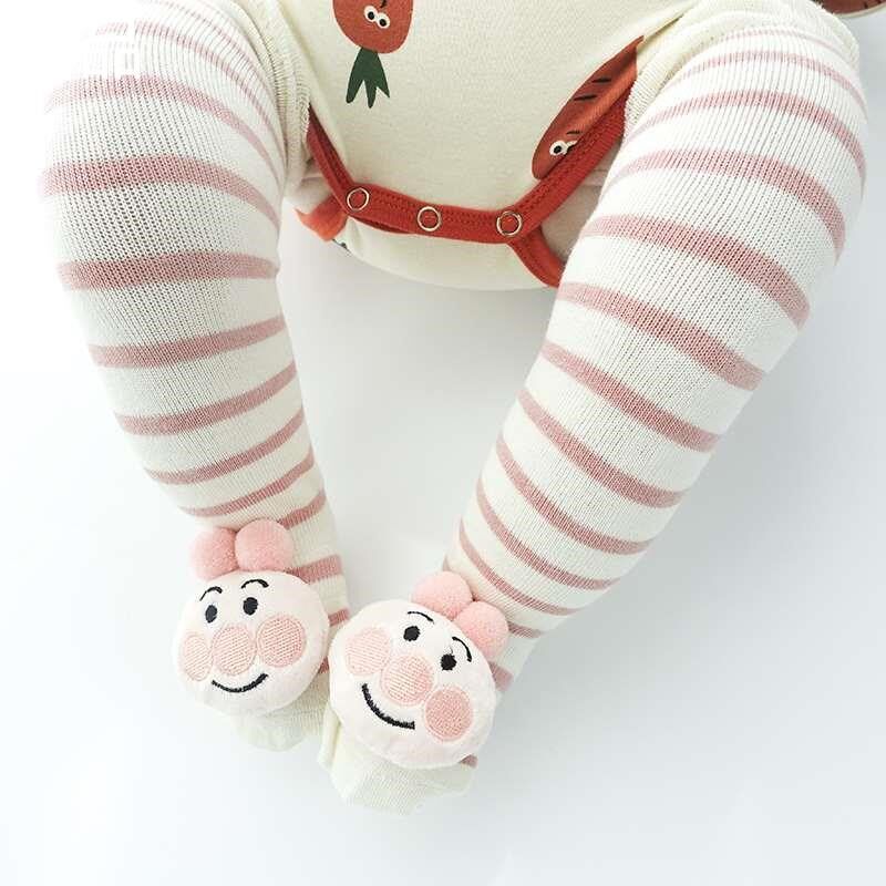春秋婴儿长筒袜过膝条纹秋冬毛新加厚松口圈生儿宝宝护腿高新品