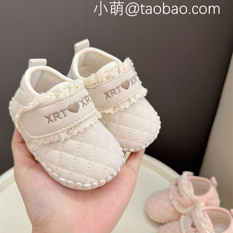 婴幼儿鞋子0-1周岁女宝宝公主鞋春秋款3-6个月防滑软底学步单鞋,童鞋/婴儿鞋/亲子鞋,学步鞋,淘宝优惠券,粉丝福利购,淘宝优惠卷