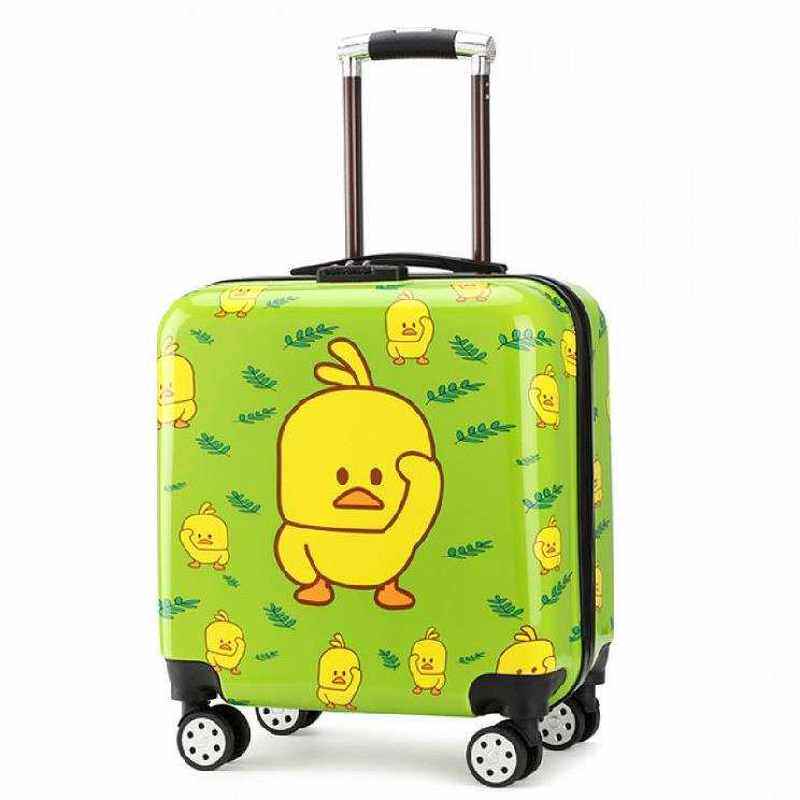 新品小孩旅行箱男孩女孩拉杆箱男童5岁卡通皮箱儿童用的万向轮箱