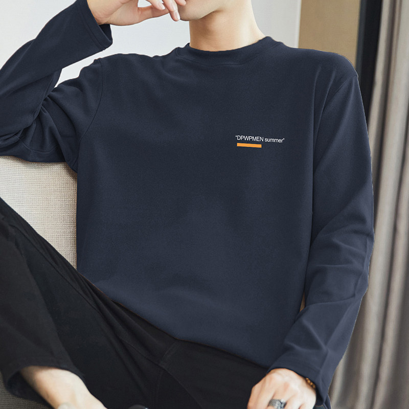 双面德绒t恤男士长袖2025新款秋冬季保暖内搭打底衫潮流秋衣小衫,男装,T恤,淘宝优惠券,粉丝福利购,淘宝优惠卷