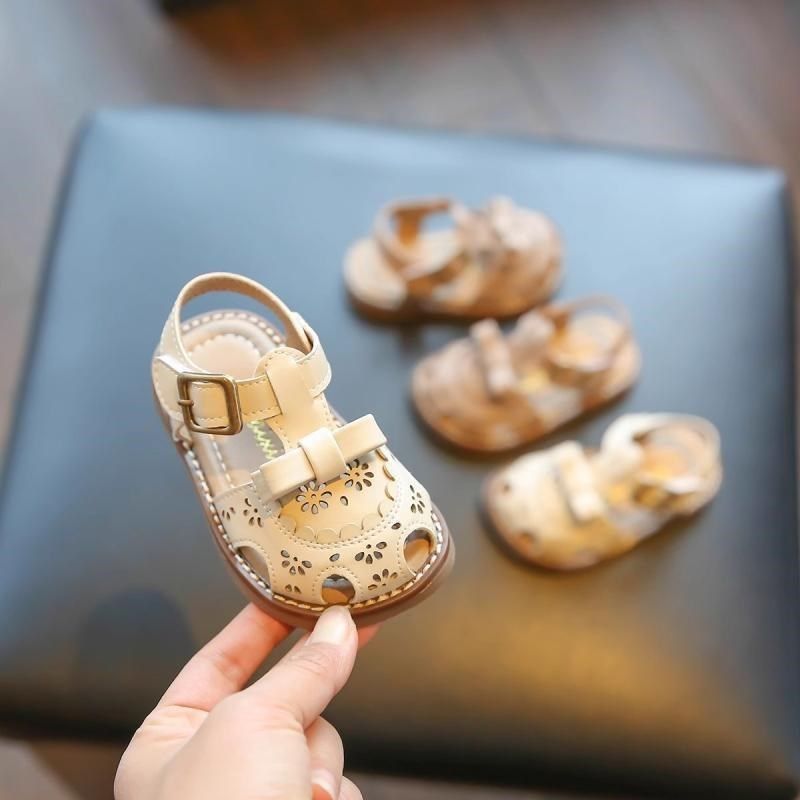 一岁宝宝凉鞋女孩夏季透气女婴儿鞋子小童公主鞋女宝鞋学步软底幼