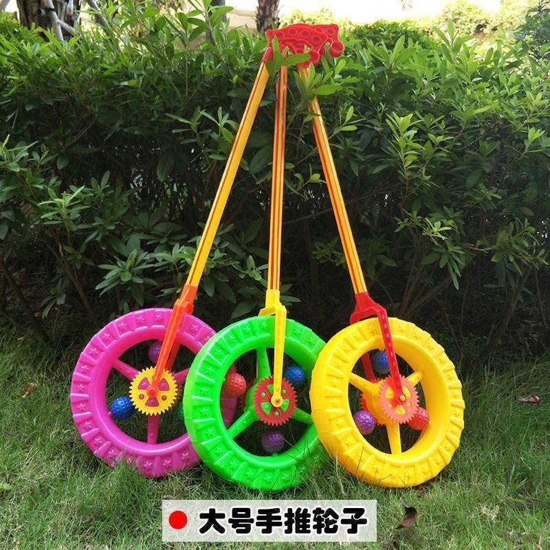 儿童学步手推飞机玩具推车轮单轮滚轮推推乐单杆学X走路手推轱辘