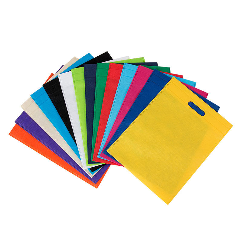 A4文件档案袋平口冲孔无纺布袋子定制环保手提N包装袋定做印字log