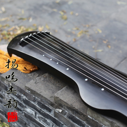 【扬鸣古琴】 送古琴桌 u纯生漆演奏级老杉木师旷古琴 送古琴桌凳