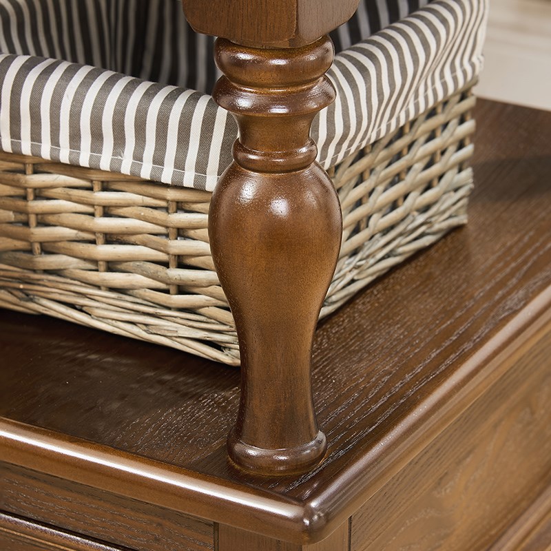 沙发边柜美式实木边几茶几小桌子置物架储物收纳柜沙发侧边柜边桌