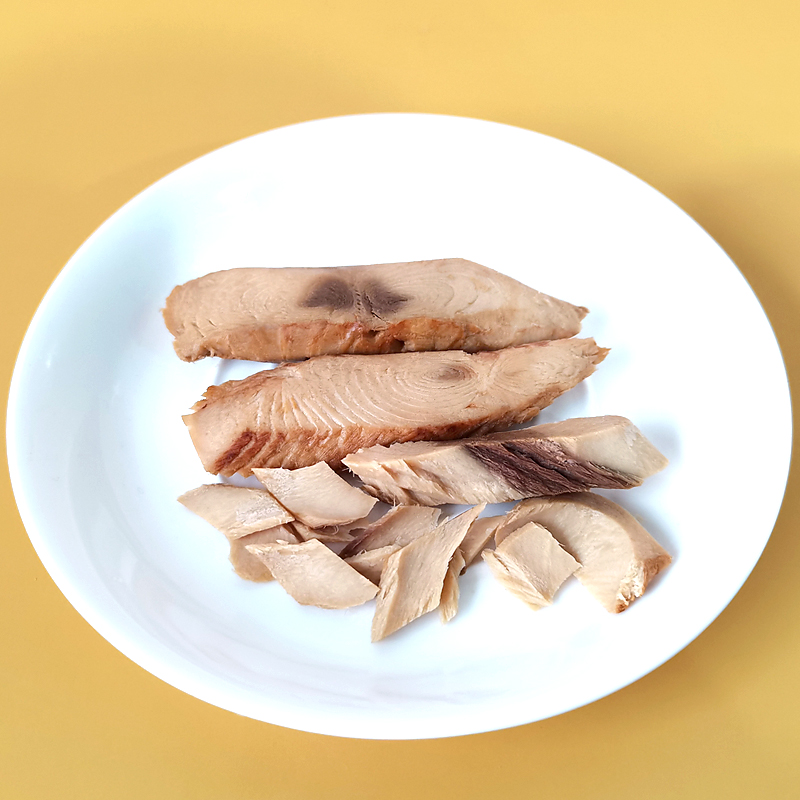 宠物零食蒸煮金枪鱼鲜蒸鲐鱼条猫咪食品猫粮鱼干水煮湿粮包幼猫饭