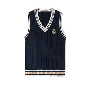 结婚证件照衣服服装学院风结婚照情侣装登记马甲针织毛衣背心领证