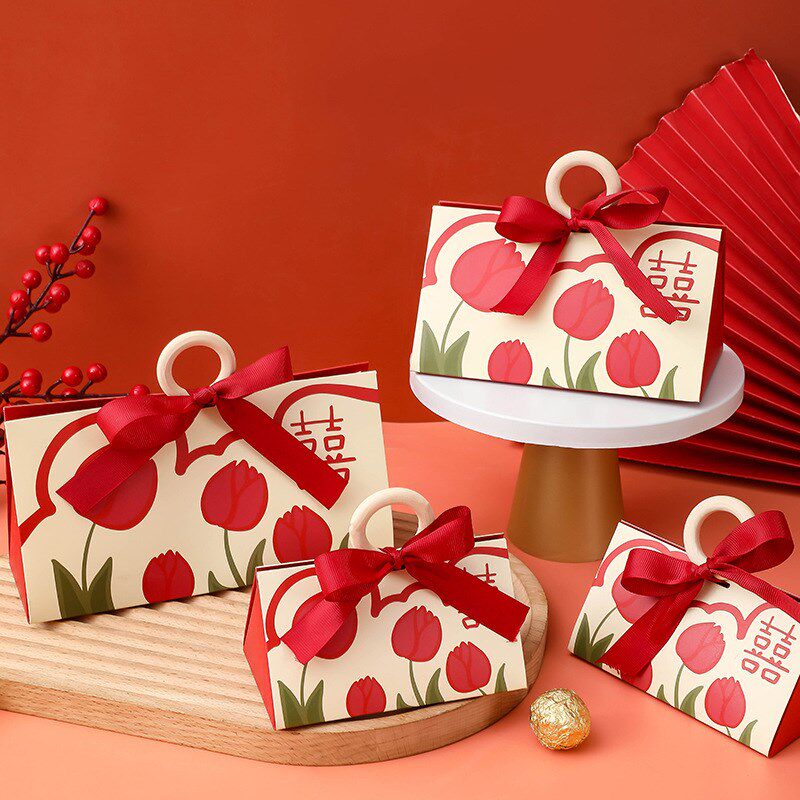 顺便买卖新款欧式中式婚庆结婚礼盒伴手礼回礼喜糖结婚手提喜糖盒