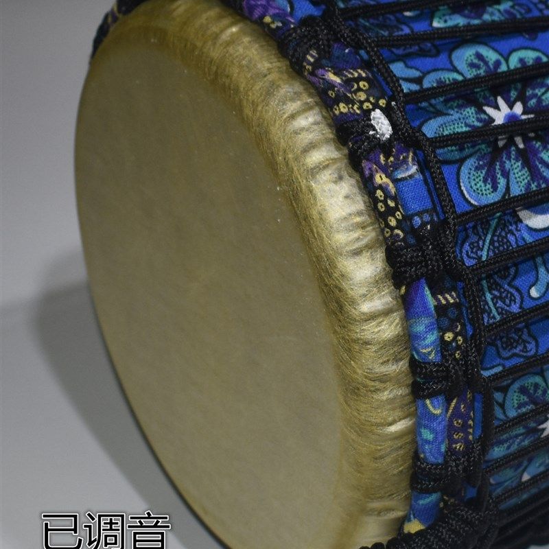 非洲鼓润格8寸 10寸儿童初学者幼儿园打击乐器入门演奏手拍鼓