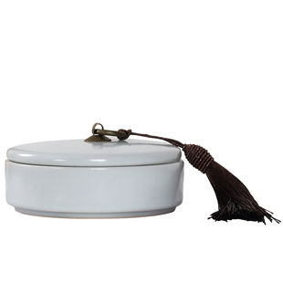 凤泊亭多功能墨池砚台 墨盒墨海磨碟笔架搁笔笔洗研墨哥窑冰裂铜