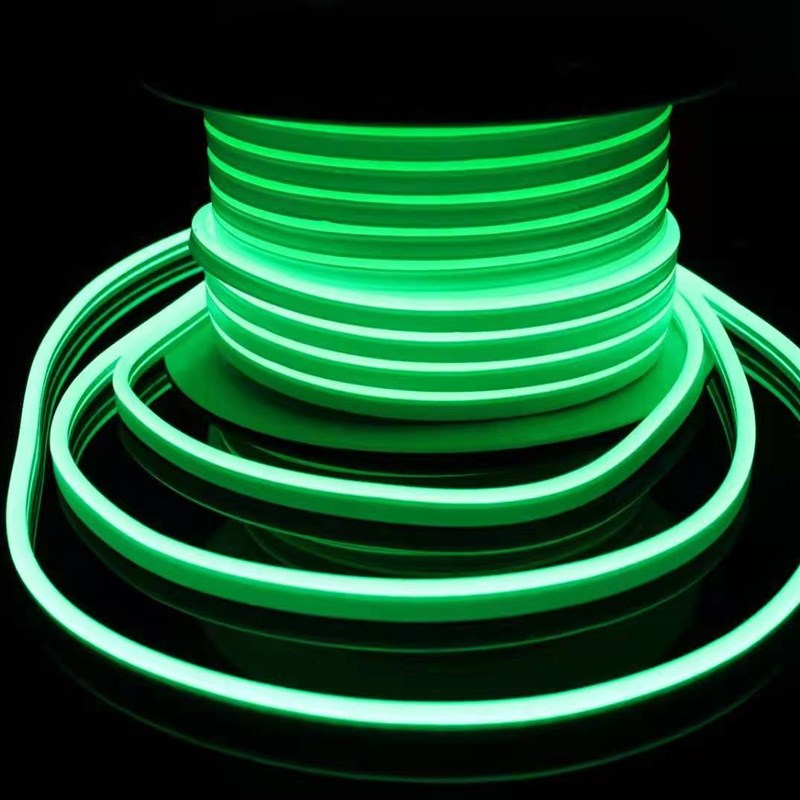 LED灯带12V绿色光带贴片高亮防水大红24V绿光灯条车用家用吊顶黏