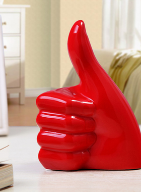 红色家居软装饰品摆件客厅玄关隔断摆设创意抽象艺术品礼物工艺品