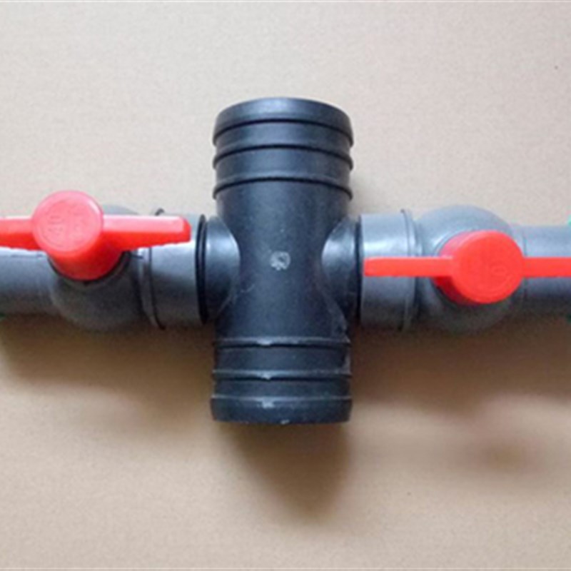 2.5转1.5寸四通组合   滴灌带 微喷带配件 水管接头