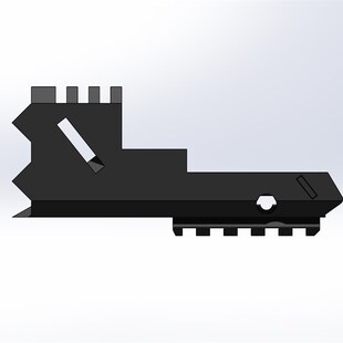 udl/蓝星 X5 p320 M17攻击头3D打印成品导轨可拆卸