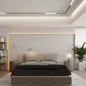 意式 极简实木奶油风圆形床头柜环保烤漆床边柜创意小户型卧室边几