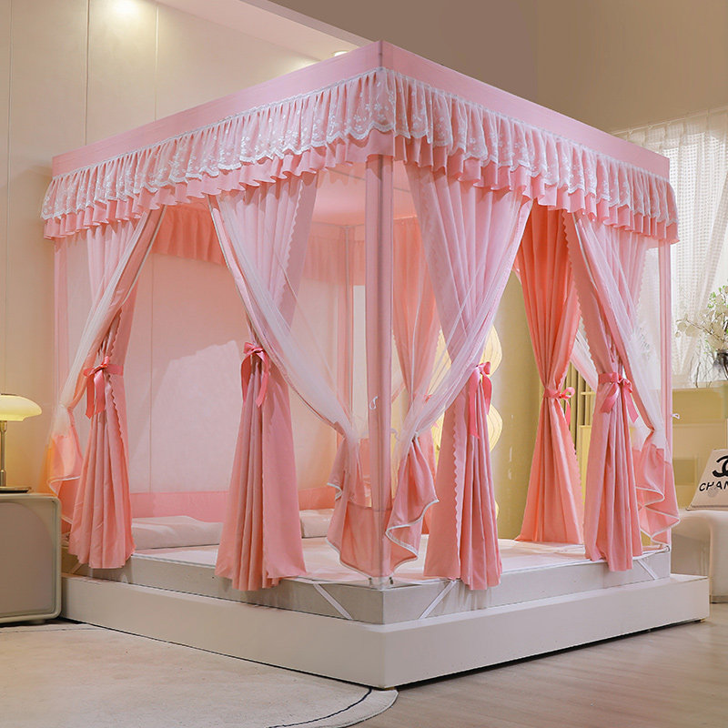 遮光床帘蒙古包蚊帐2023新款家用卧室防摔儿童一体式床幔床围挡布,床上用品,蚊帐,淘宝优惠券,粉丝福利购,淘宝优惠卷