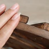 定制圆形实木质花盆托盘带轮室外防腐加厚底座滚轮滑轮可移动花架