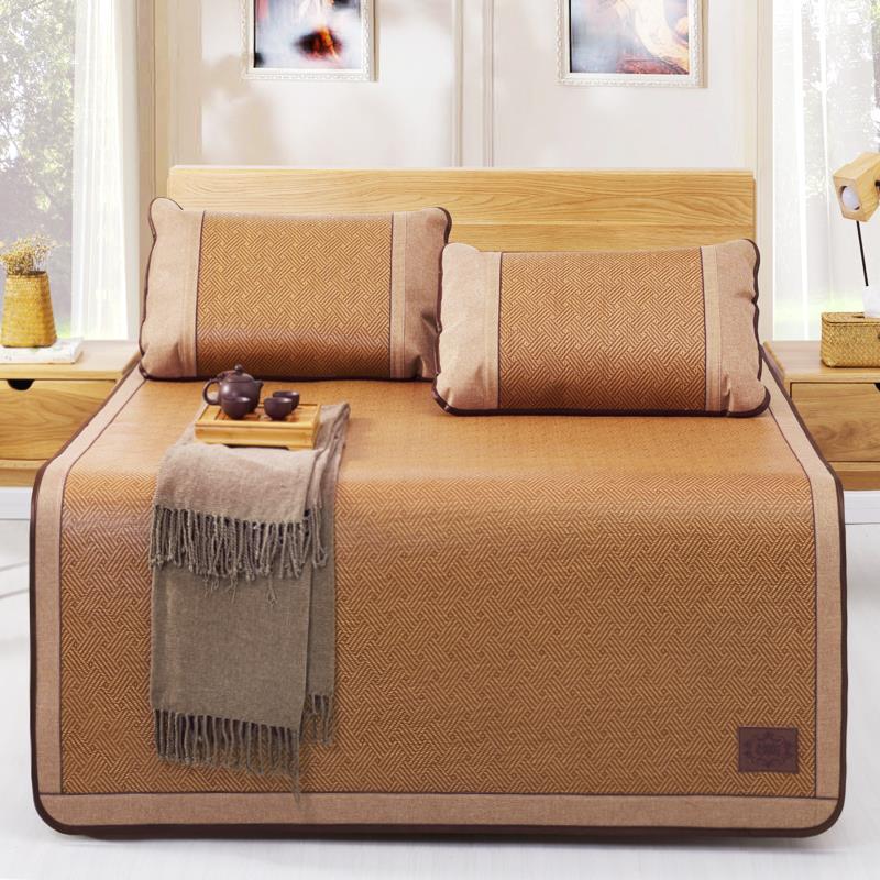 老席匠凉席藤席1.8m床夏季可折叠空调席1.5米宿舍单人学生席子1.2