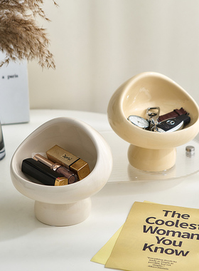 奶油风进门入户玄关钥匙收纳摆件家居客厅鞋柜装饰品钥匙架置物