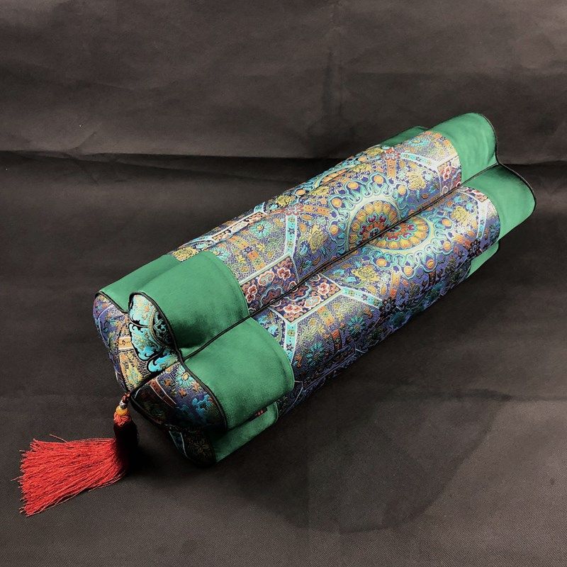 中式古典扶手枕梅花瓣形真丝靠背手托腰靠罗汉床用腰靠长条形靠垫,居家布艺,腰靠垫,淘宝优惠券,粉丝福利购,淘宝优惠卷