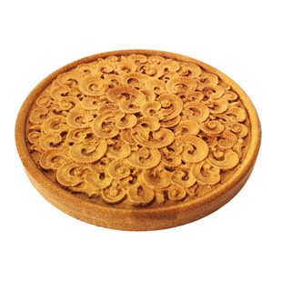 竹木浮雕花片 东阳木雕中式家具木贴花 祥云卷草圆形木雕花片花板