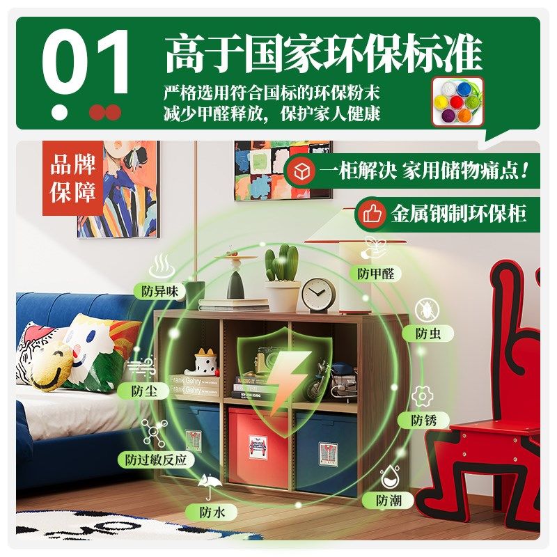 中古包豪斯钢制床头格子柜书柜置物架儿童绘本架卧室铁艺家用书架,住宅家具,儿童书柜,淘宝优惠券,粉丝福利购,淘宝优惠卷