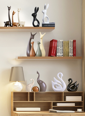 创意北欧家居饰品酒柜装饰品摆件客厅摆设装饰房间电视柜小摆设品