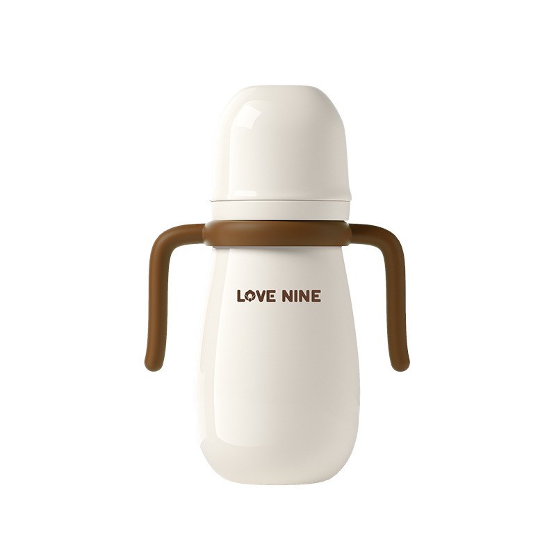 保温奶瓶新生婴儿0到6个月一岁2岁以上喝奶专用吸管保温杯学饮316