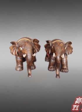 石湾公仔陶瓷大象创意家居客厅博古架电视柜摆件动物开业工艺礼品