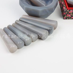 玛瑙研钵棒研磨杵40mm60mm70mm80mm100mm110m120mm130mm150mm 不