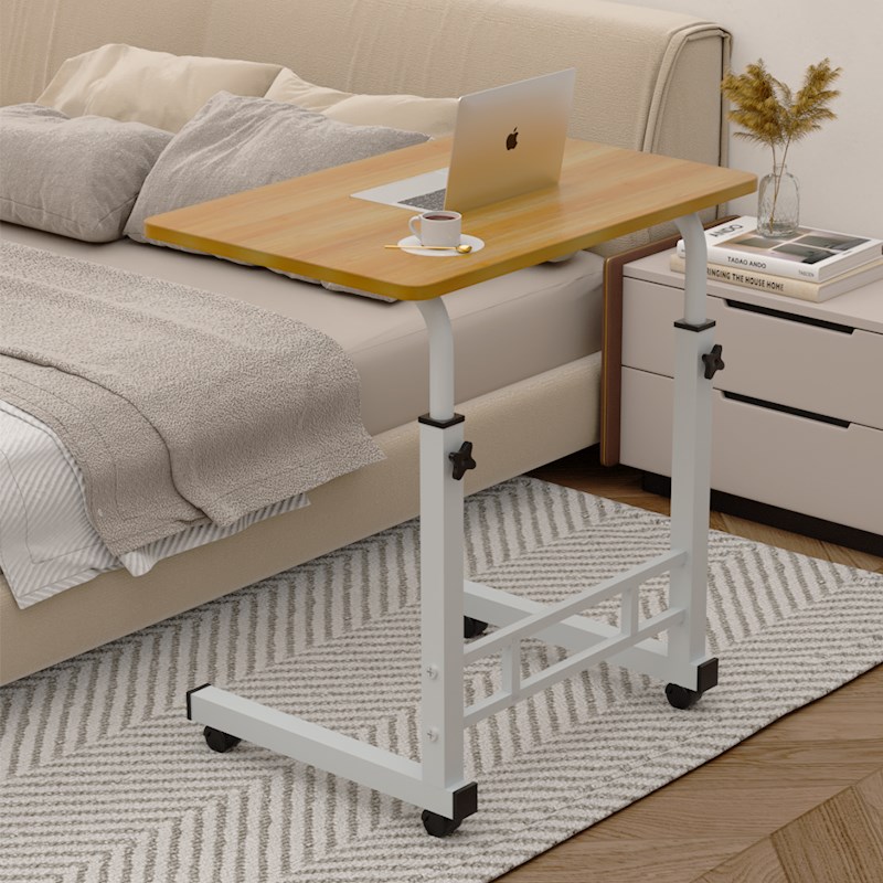 床边桌可移动简约小桌子家用卧室学生书桌简易升降宿舍懒人电脑桌