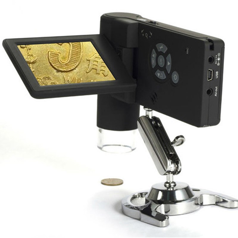 高清500倍工业数码手持电子显微镜拍照视频测量维修USB便携放大镜