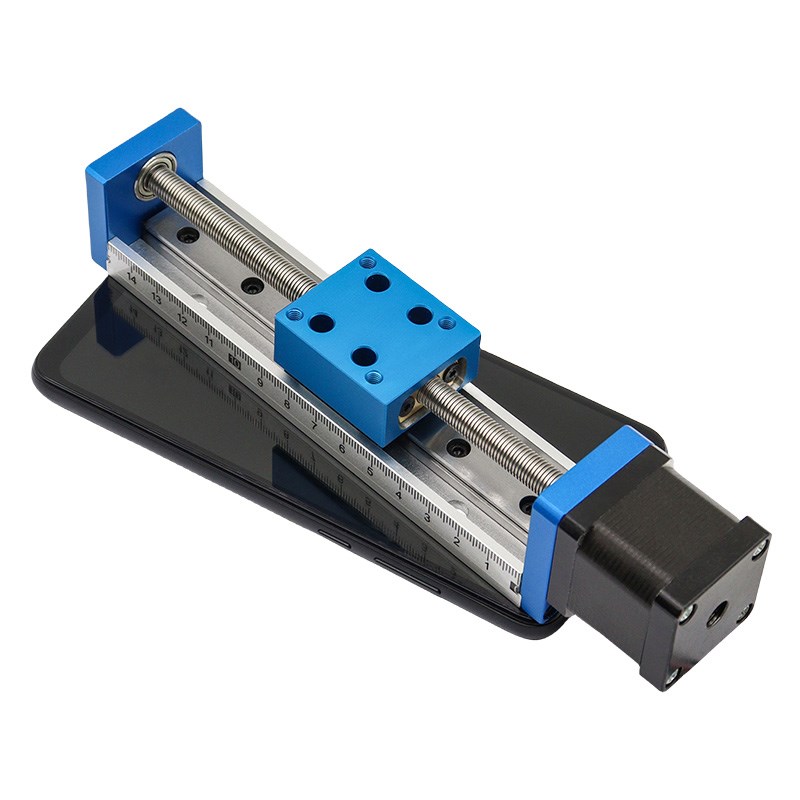 微型精密35直线步进马达导轨滑台T形丝杆线轨电动滑轨Y模组工作台