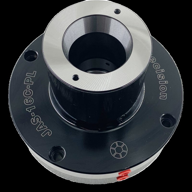 朝铨高精度JAS-5C-PL/16C-PL固定式气动夹头Q立式后拉式气动夹头