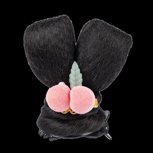 古装汉服假发儿童发髻抓夹假发包古风发饰敦煌飞仙女童头饰中国风